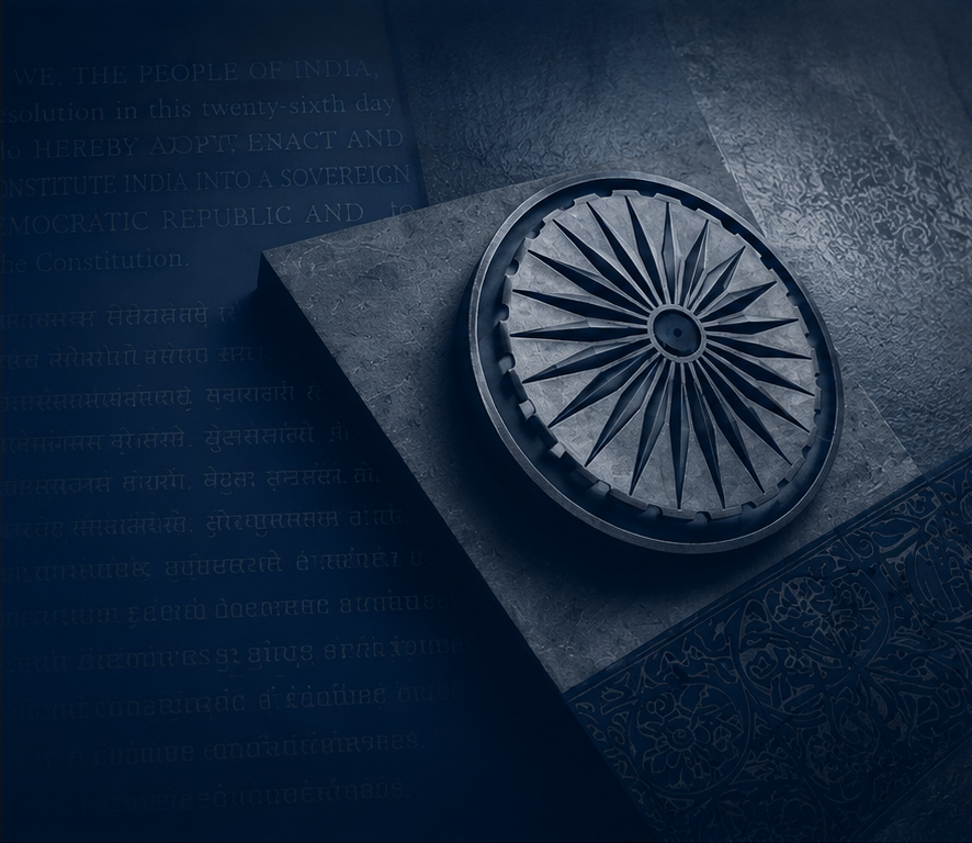 Constitution and Ashok Chakra texture